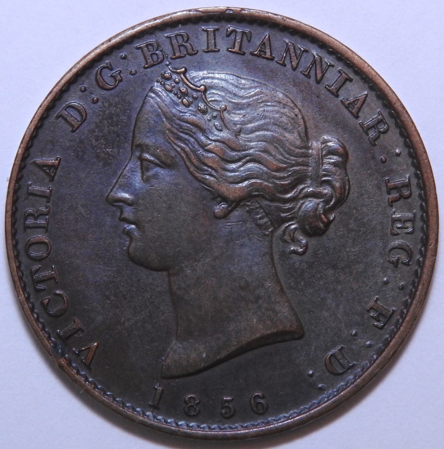 1856-Halfpenny-Token